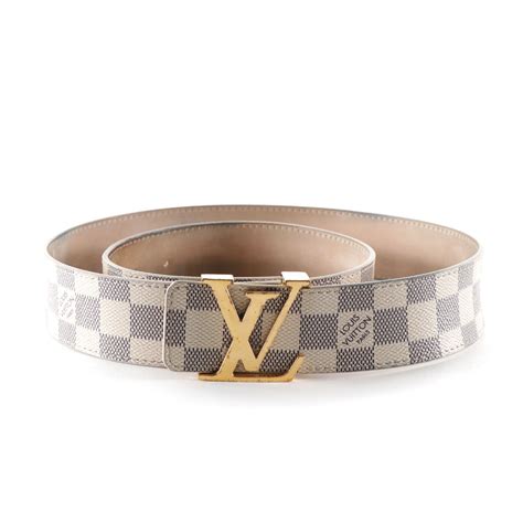 black and white lv belt|louis vuitton white belt.